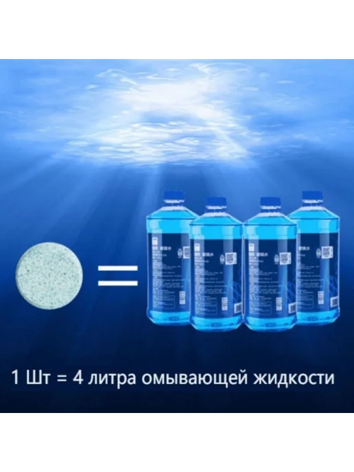 Sunny Felsi Жидкость стеклоомывателя 2 л, 50 табл, 2 л, фото 3