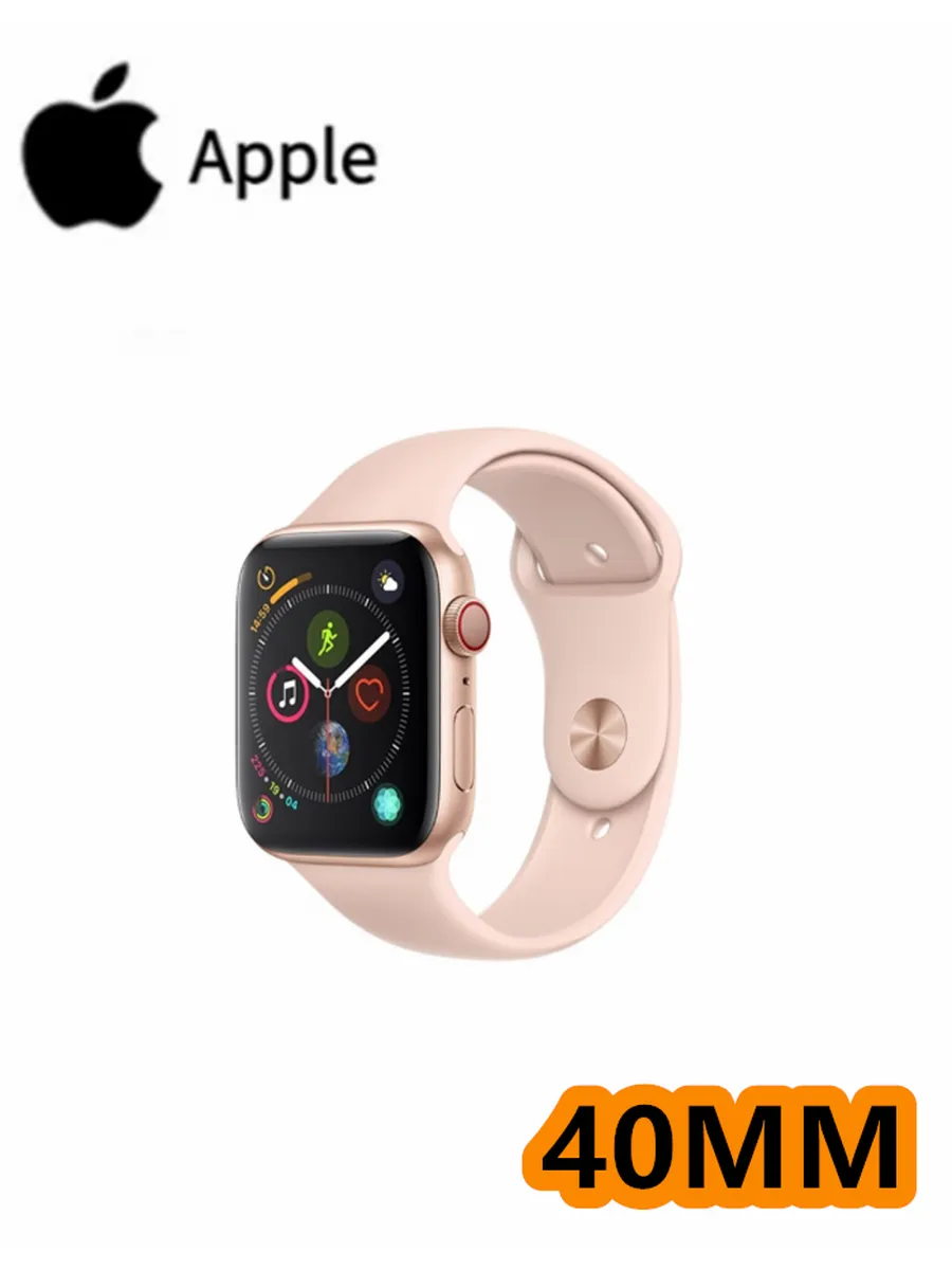 Смарт-часы Watch SeriesS4, 40MM,золотой Apple 780903199 купить за 11 012 ₽ в интернет‑магазине Wildberries