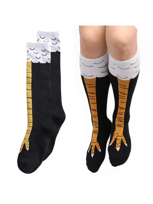 Носки ножки курицы забавные, для Halloween и Xmas (Short), вариант, фото 3