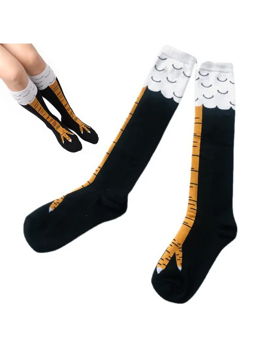 Носки ножки курицы забавные, для Halloween и Xmas (Short), вариант, фото 4