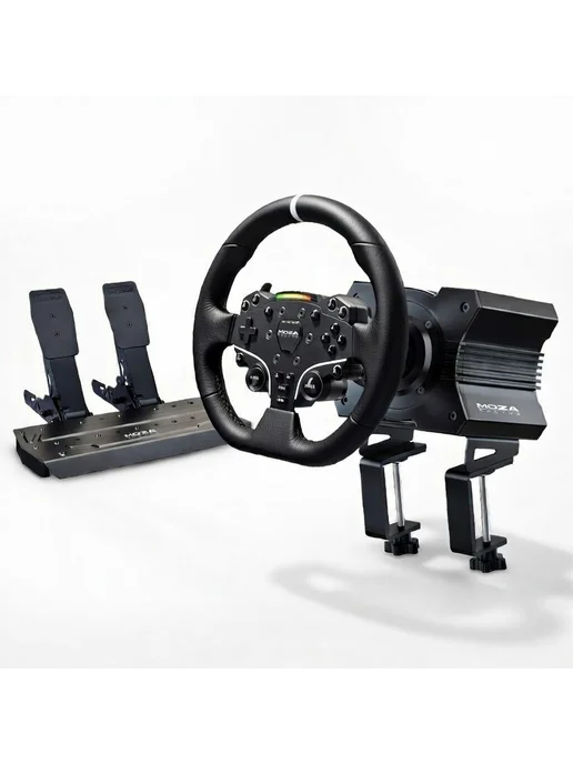 MOZA RACING Игровой руль R5 Ver.2 Bundle Direct Drive 5.5 Нм для ПК, вариант