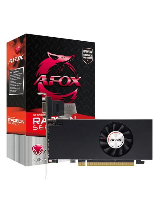 AFOX Видеокарта RX 550 4 ГБ RTL (AFRX550-4096D5L2-V3), 4 ГБ