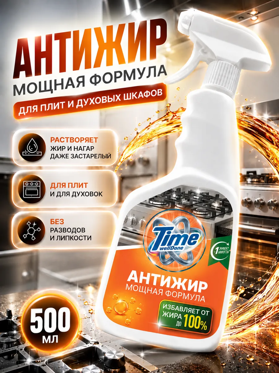 Антижир для кухни жироудалитель