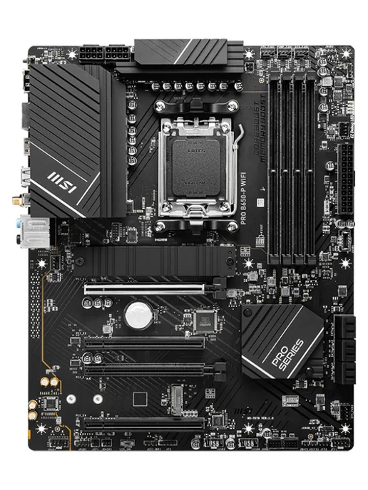 MSI Материнская плата PRO B650-P WIFI, AM5, ATX, черный, фото 2