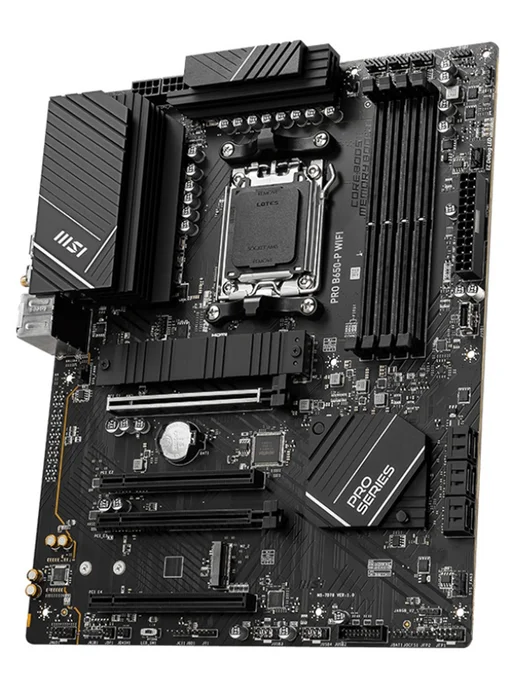 MSI Материнская плата PRO B650-P WIFI, AM5, ATX, черный, фото 3