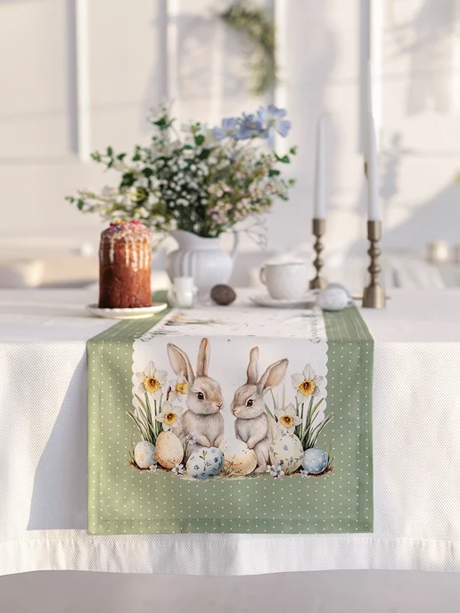 Listelle collection Дорожка на стол тканевая 40х140 см сервировочная, 40x140 см, фото 2