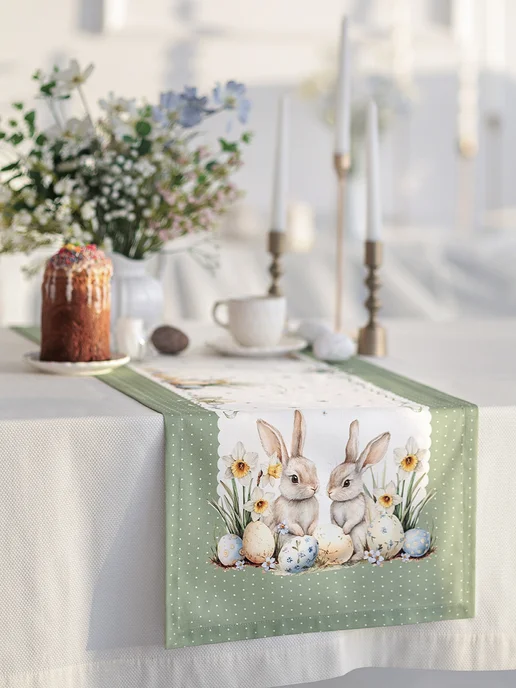 Listelle collection Дорожка на стол тканевая 40х140 см сервировочная, 40x140 см, фото 4