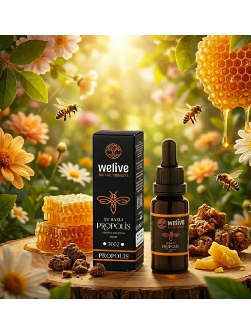 Welive Натуральный прополис пчелиный, водный экстракт, вариант