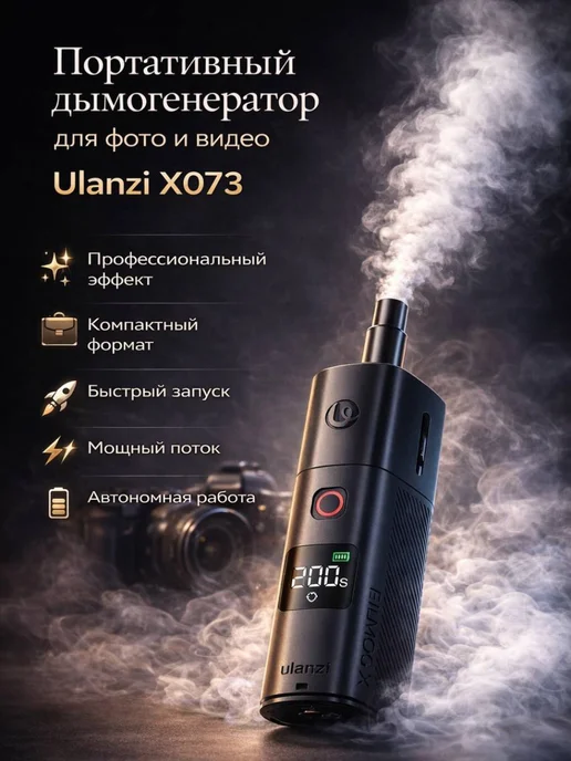 Ulanzi Портативный дымогенератор для фотосъемки, вариант
