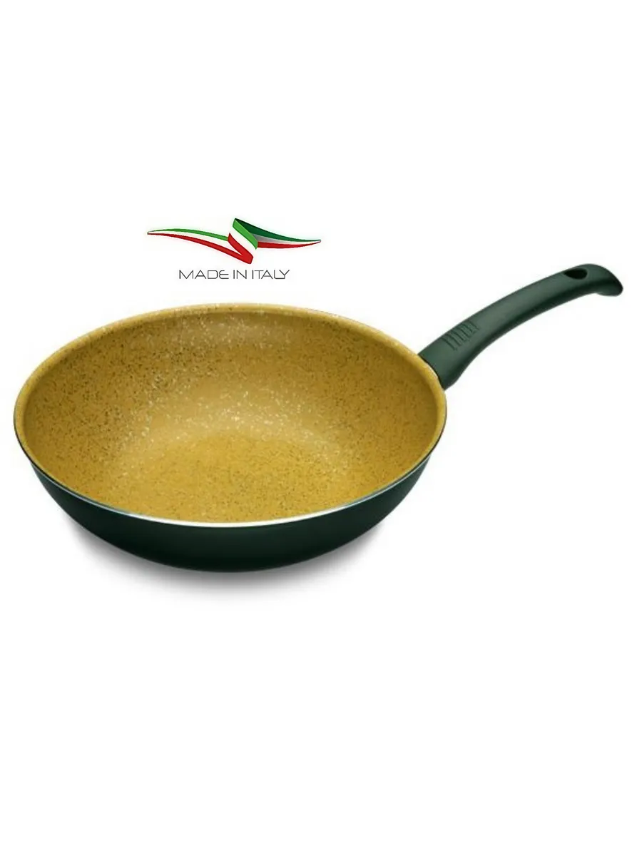 Вок "Bio-Cook Oil", с антипригарным покрытием. Диаметр 28 см