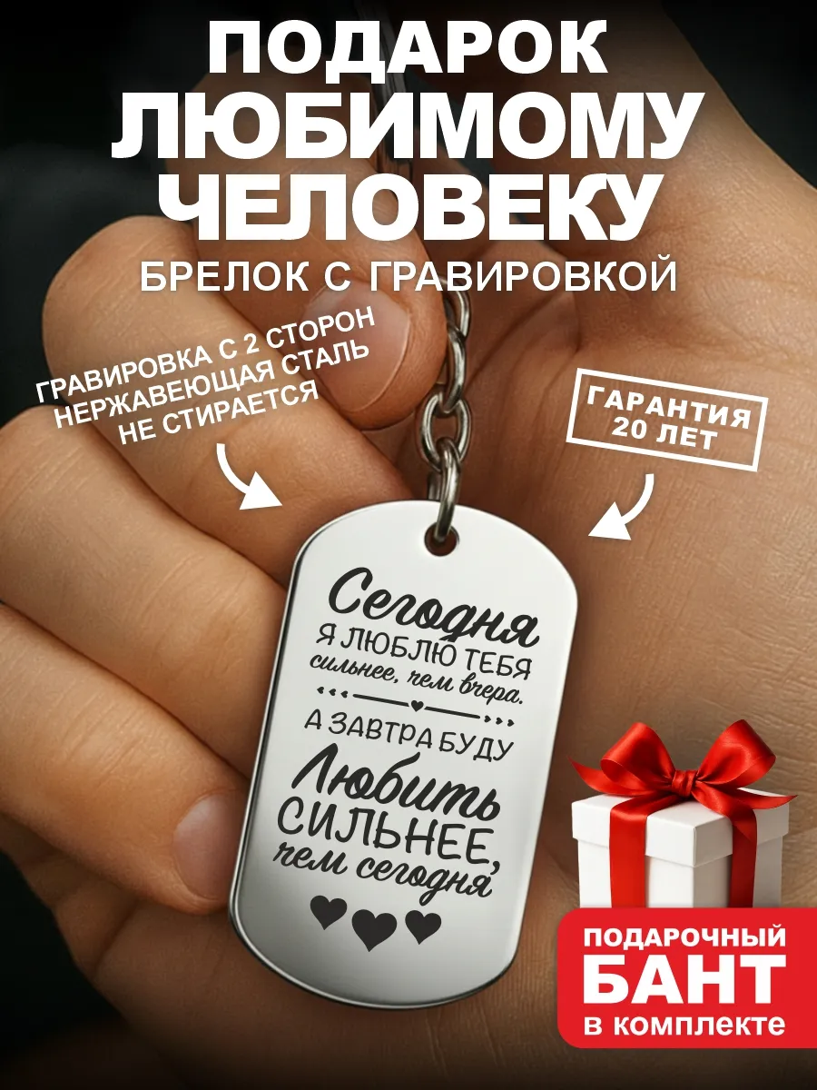 Подарок мужчине на день рождения папе любимому мужу брелок