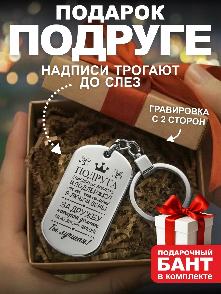 Подарок подруге на день рождения брелок