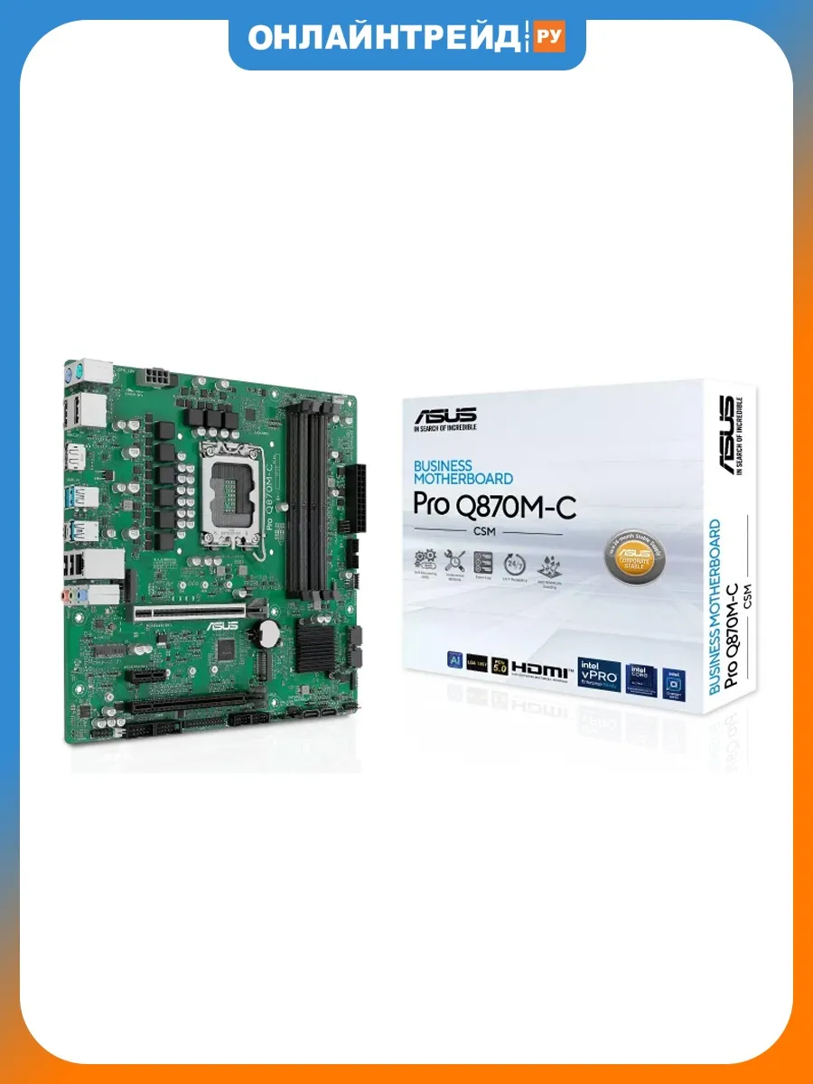 Asus Материнская плата PRO Q870M-C-CSM (LGA1851, mATX)
