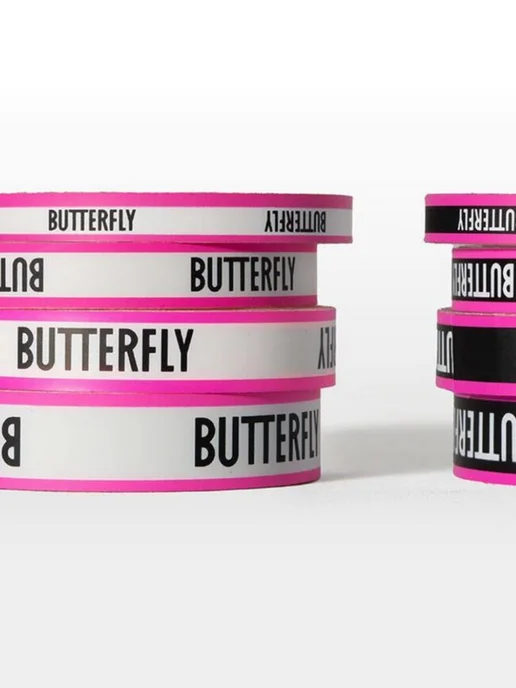 Butterfly Tamasu Co. Торцевая лента для ракетки Butterfly 48см х 8мм, белый, фото 2