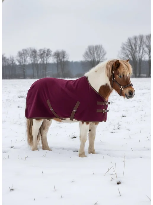 Horse Love Попона для пони, красный