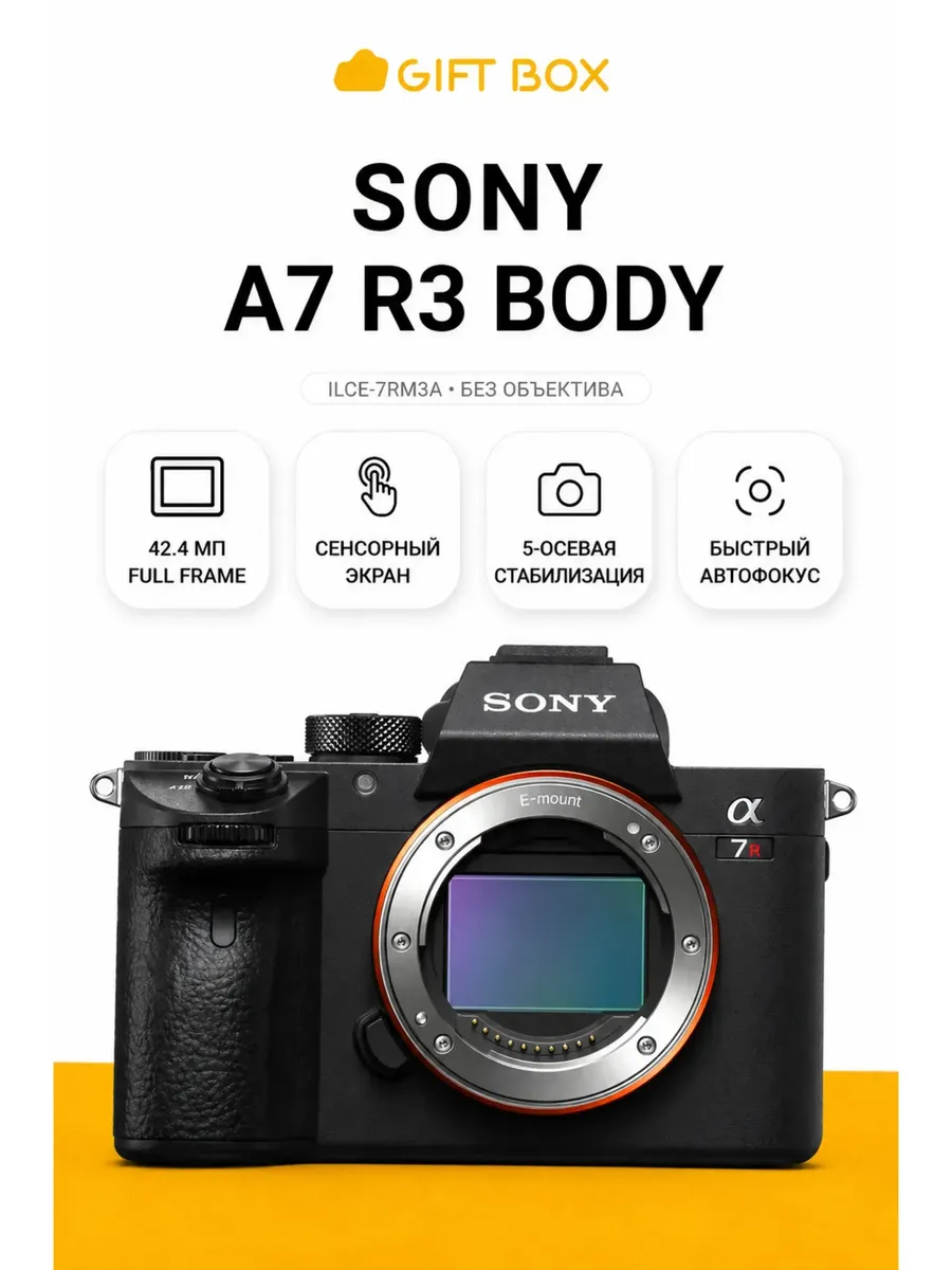 Беззеркальный фотоаппарат A7 R3 Body ILCE-7RM3A