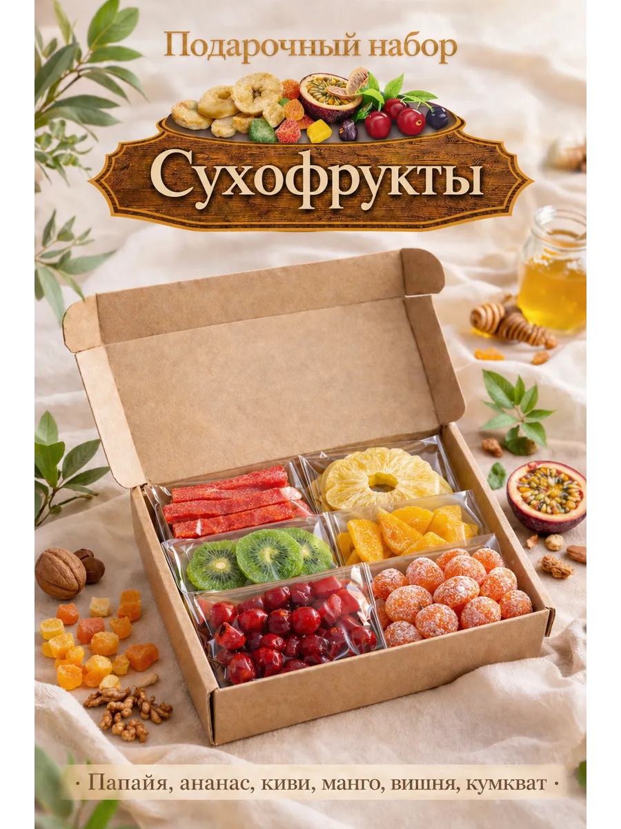 Подарочный набор сухофруктов