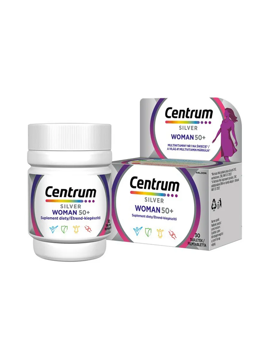Витамины для женщин Centrum Silver Woman 50+ 30 таб
