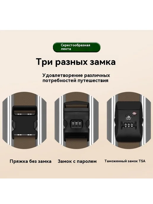 Взрывозащищенный ремень для чемодана, вариант, фото 6