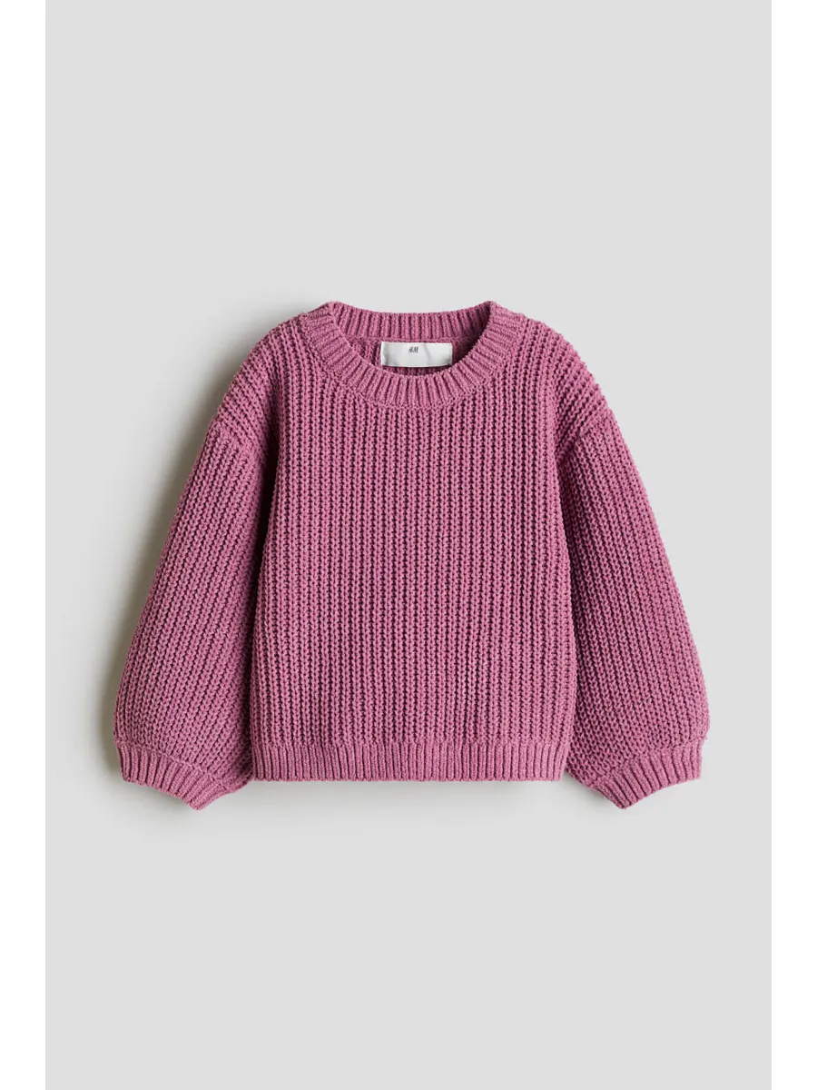 Джемпер H&M из синельной вязки
