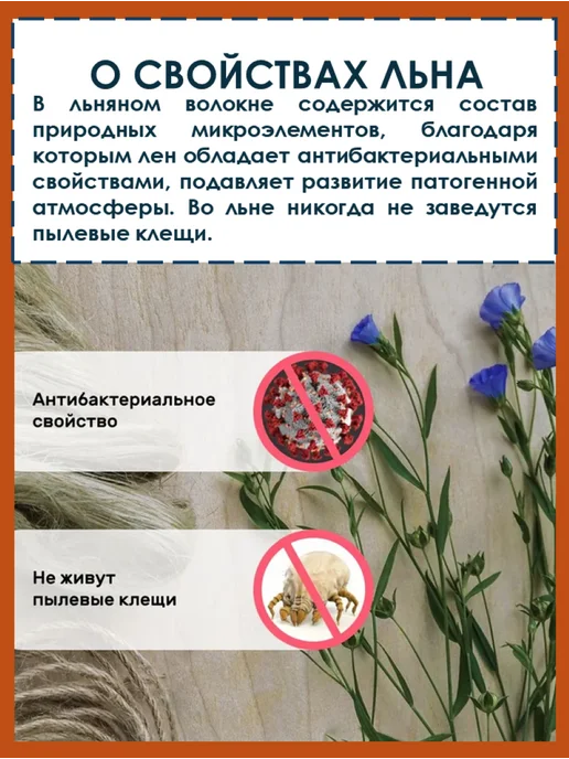 Белорусский лён Набор скатерть льняная 170х275 см с 6 салфетками, 170x275 см, фото 7