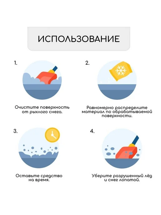 Эффективный противоледный реагент для зимних условий, вариант, фото 5