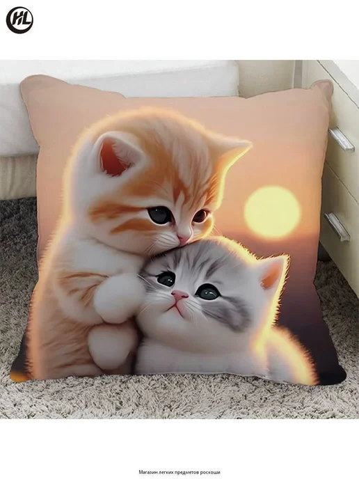Наволочка декоративная 45x45 см, 1 шт, 45x45 см, 1 шт, фото 2