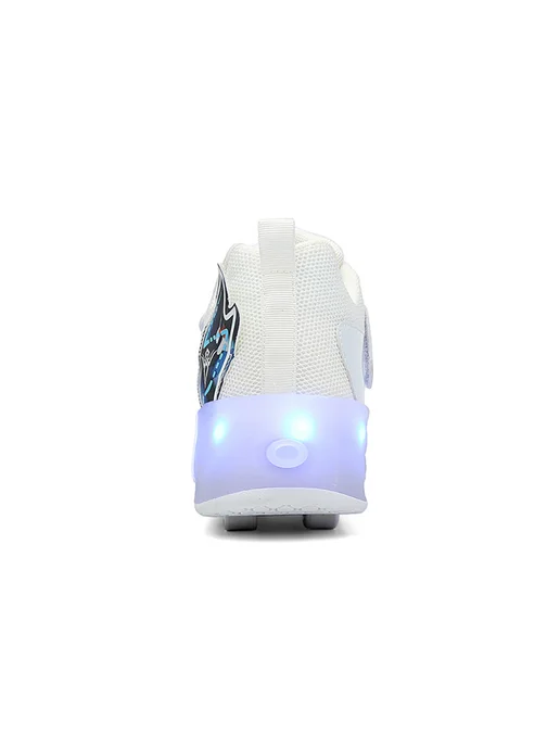 Маррс Роликовые LED-кроссовки GLYDE белые, белый, фото 6