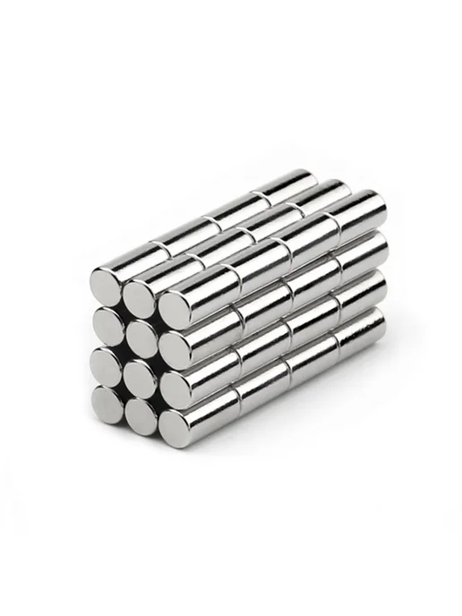 Неодимовый магнит диск 4х10 мм - 20 шт, 5x10 мм, 5 шт, фото 2