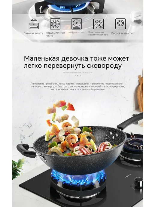 Сковорода для жарки 28CM, вариант, фото 14