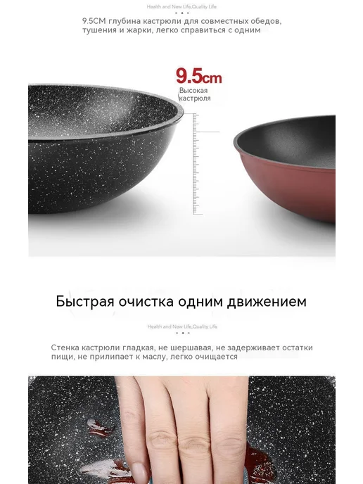 Сковорода для жарки 28CM, вариант, фото 19