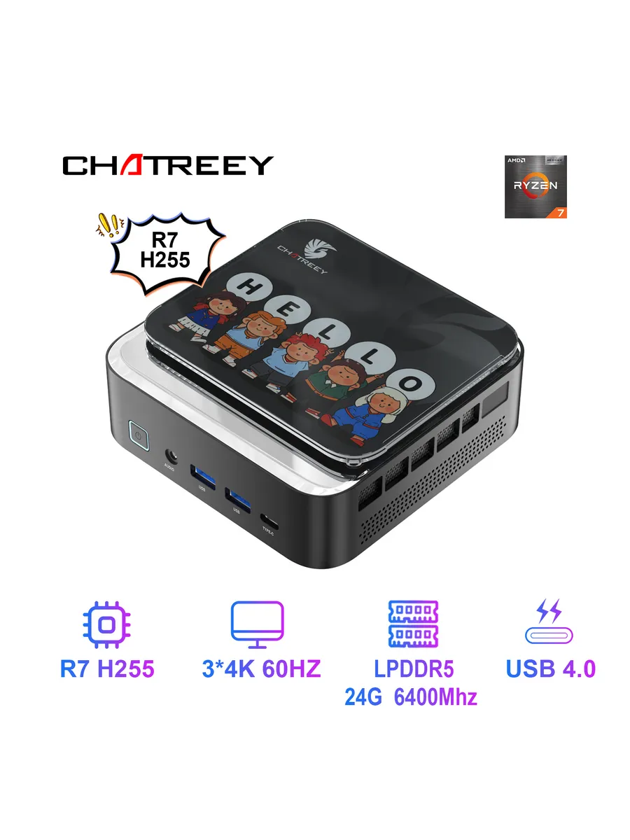 Мини-ПК AN3P H255 24G NO Storage