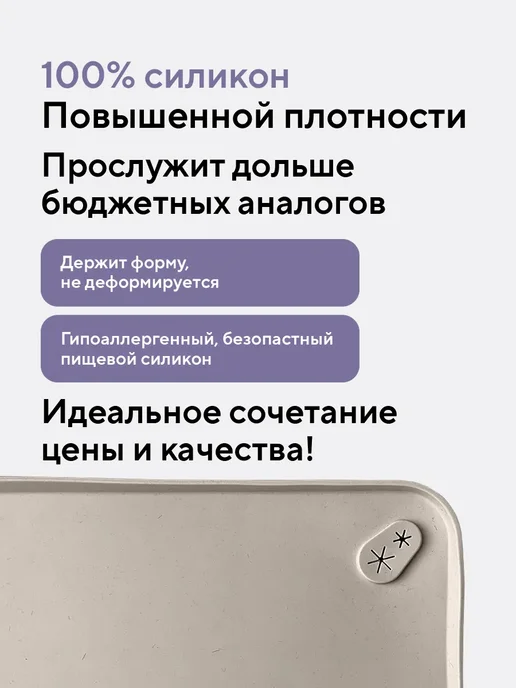 Conflate Лоток для собак под пеленку силиконовый 60*40 см, 60x40 см, фото 4