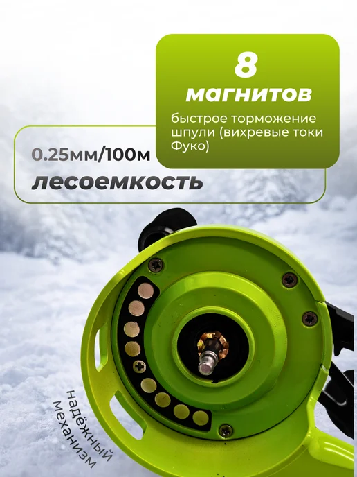 ADMIRAL Катушка мультипликаторная под правую руку, вариант, фото 3