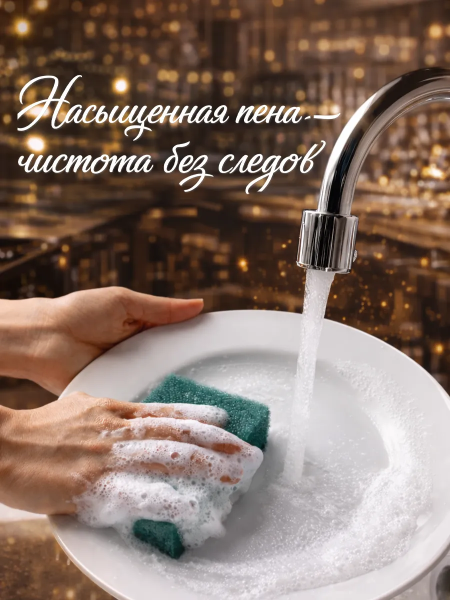 Средство для мытья посуды 5 л Lavelena морской бриз фото 3