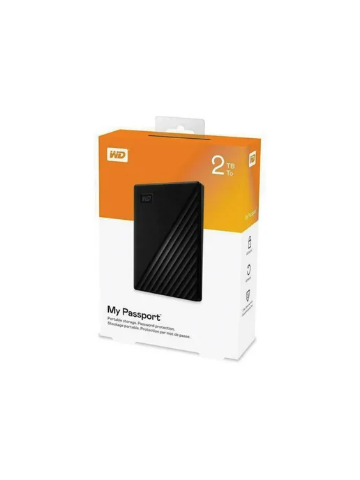 Western Digital Внешний жесткий диск 2 ТБ My Passport (WDBYVG0020BBK-WESN), 2 ТБ, фото 8