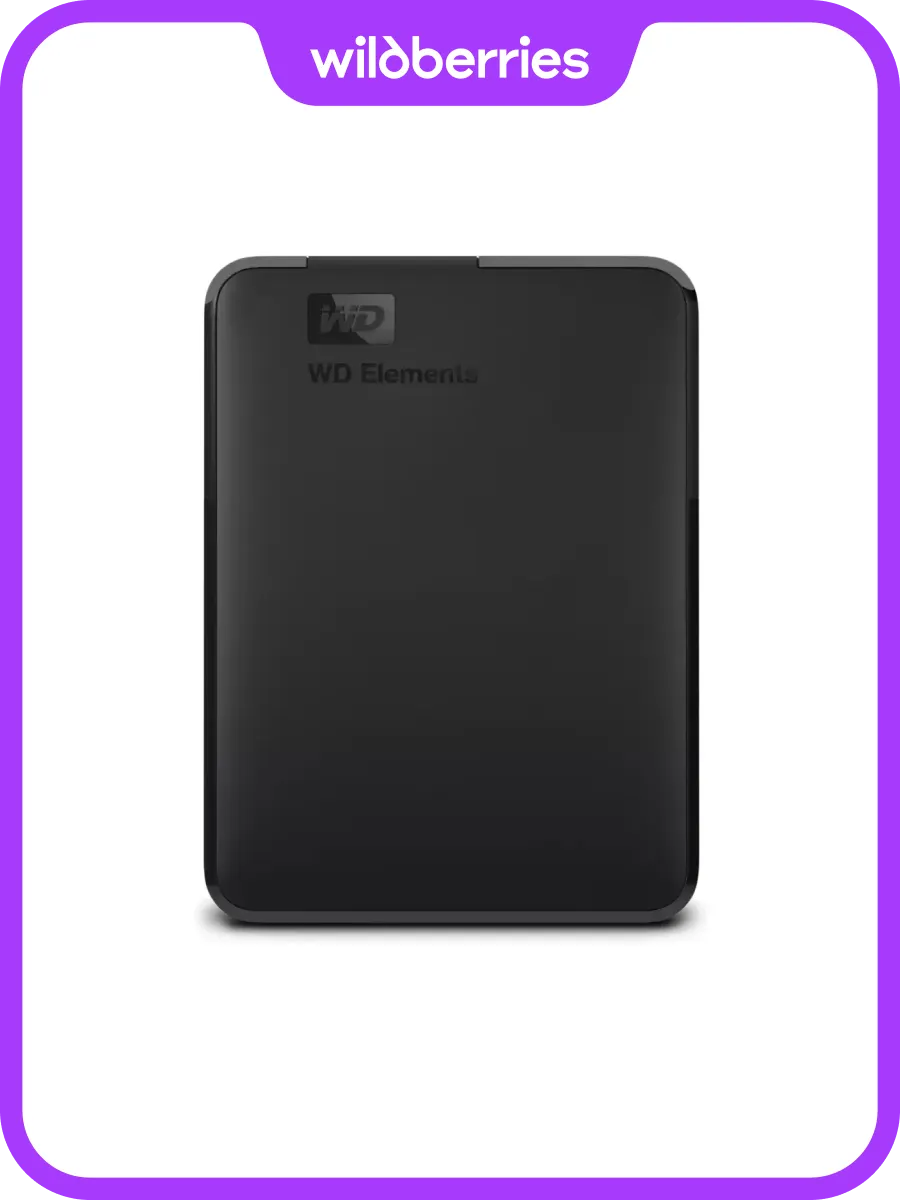 Внешний жесткий диск 5 ТБ Elements Portable (WDBU6Y0050BBK-WESN)