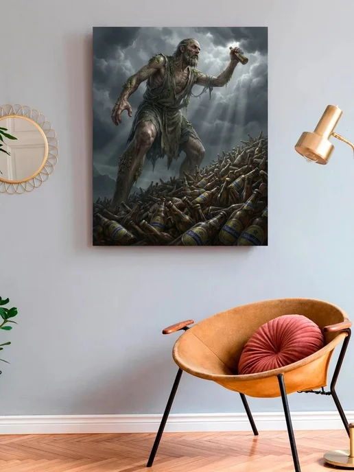 Art on Canvas Жигулёвское Картина по номерам на холсте 40х50 см, 40x50 см, фото 3