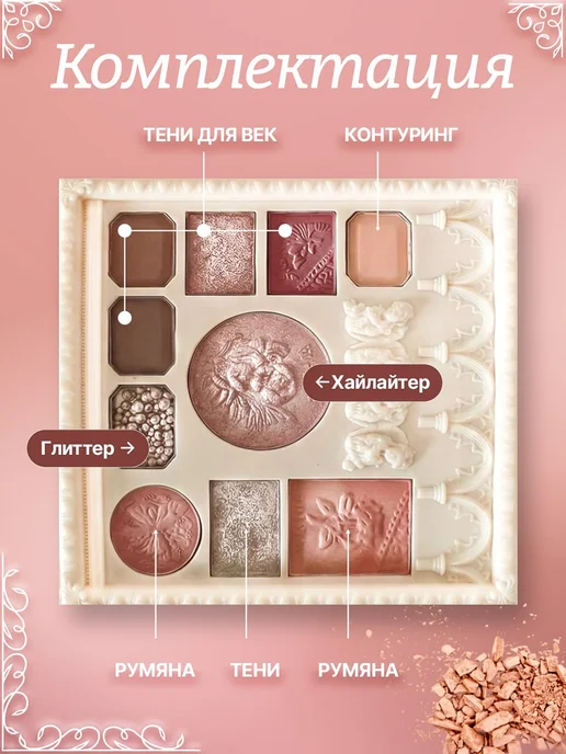 Silver bag Набор косметики подарочный, серебристый, фото 3