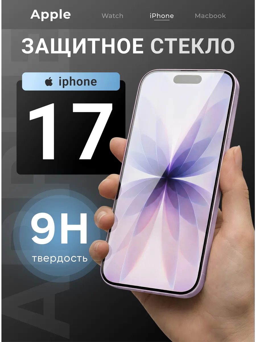 Защитное стекло на iPhone 17 премиум 5D