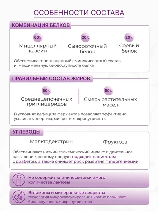 INNOVANTA NUTRITECHNOLOGY Энтеральное питание при химиотерапии с нейтральным вкусом, Энтеральное питание Иннованта Энергия, фото 4