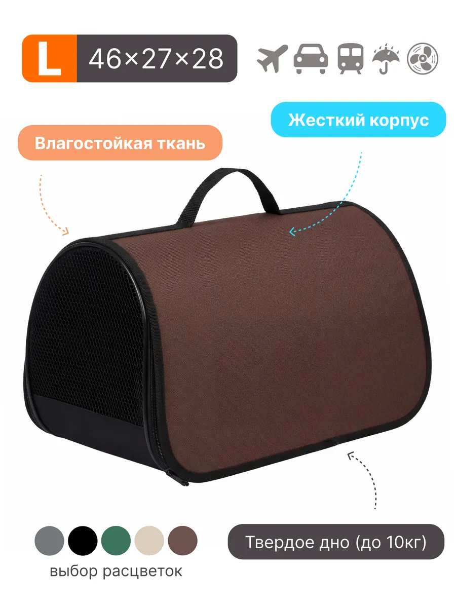 Сумка переноска для кошек и собак с ручкой