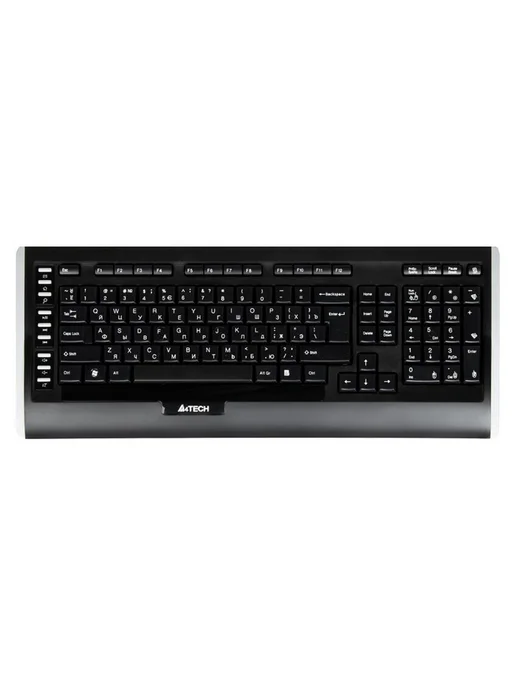 Клавиатура + мышь A4Tech 9300F, клав:черный, мышь:черный, USB беспроводная-Multimedia, черный, фото 2