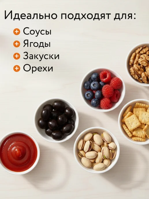 TOUCH plast Соусники небьющиеся TOUCH 240 мл, набор 2 шт, 240 мл, 2 шт, фото 3