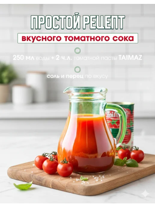 Таймаз Томатная паста иранская Taimaz 2 шт по 800 грамм, 2 шт, фото 3
