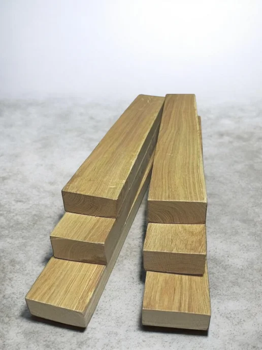 Дуб обработанный бруски 30х6 5х3 см - 2 шт, 30x6, 6 шт, фото 3