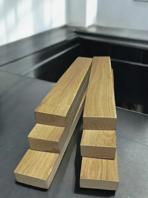 Дуб обработанный бруски 30х6 5х3 см - 2 шт, 30x6, 6 шт, фото 5