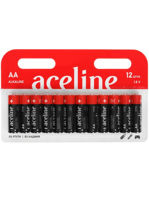 Aceline Батарейка AA 12 шт, 12 шт