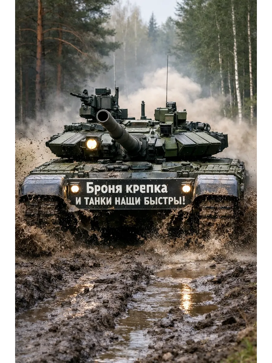 Постер на стену 23 февраля военный 60x80