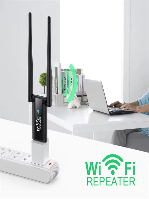 USB WiFi репитер 2 4 ГГц 300 Мбит с, вариант, фото 3